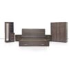 Bedroom set-FH-1333-Bedroom-Set-Wenge
