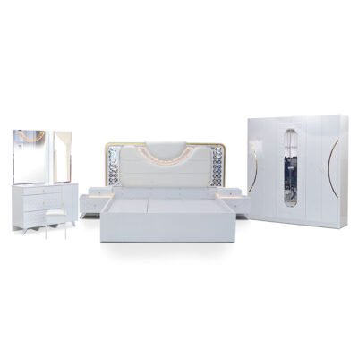 Bedroom set-FH-8827-White