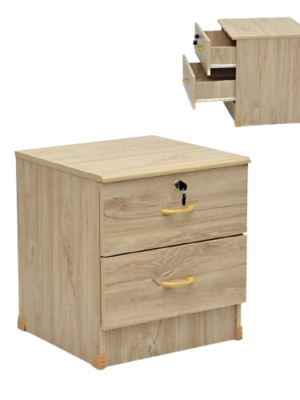 Wooden Bedside Table (2 Drawer) FH-CD 2 L41XW40XH45CM Light Oak